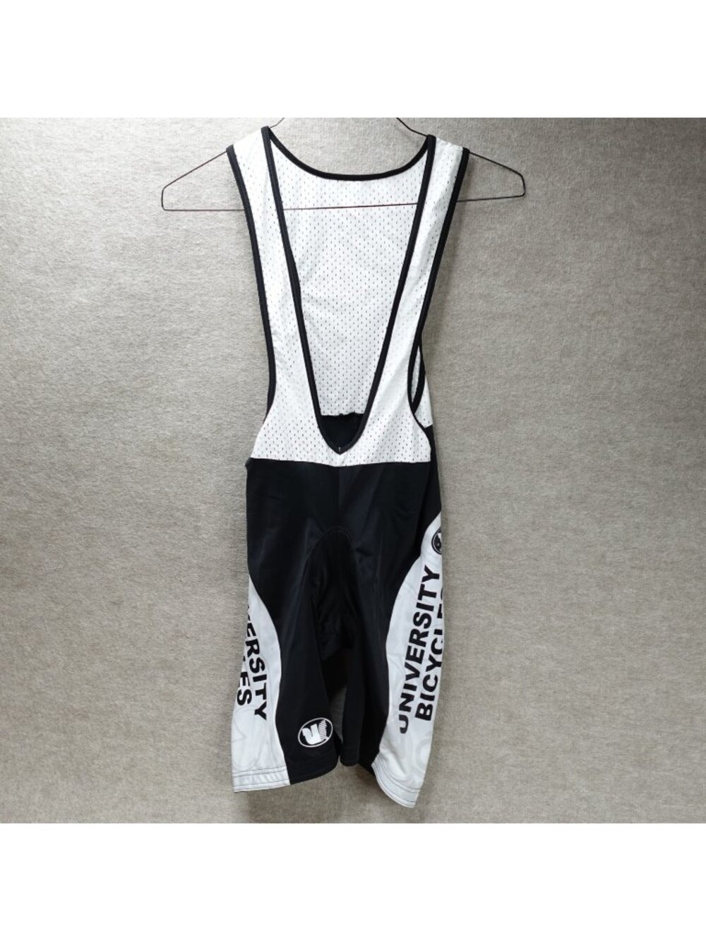 Vermarcsport Cycling Bib XL Black University Bicycles Made in Italy
